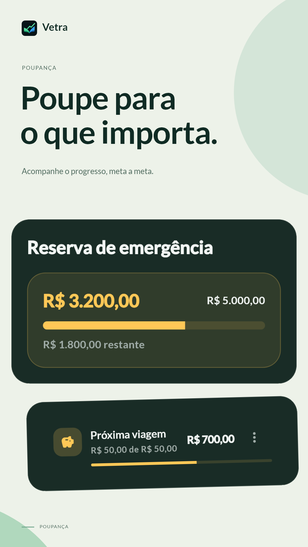 Um lugar para cada meta