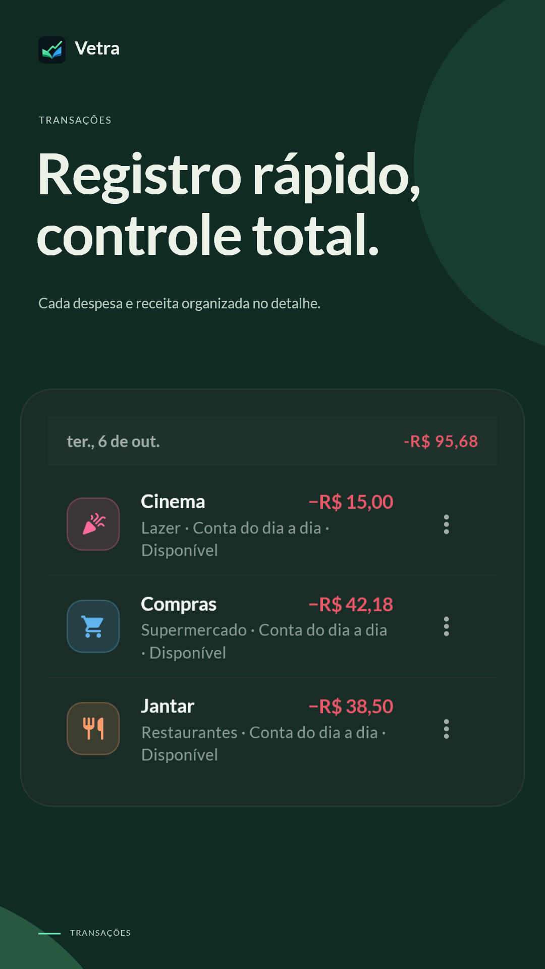 Transações