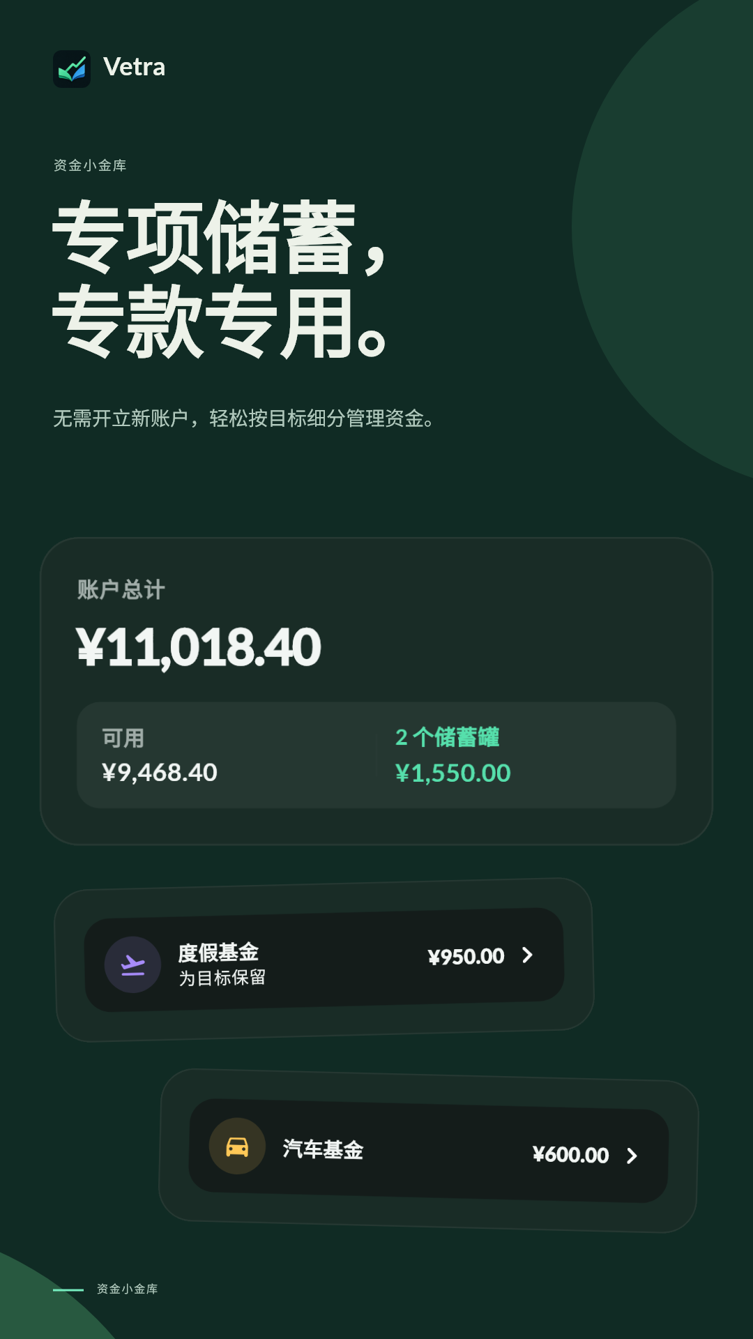 金库与目标